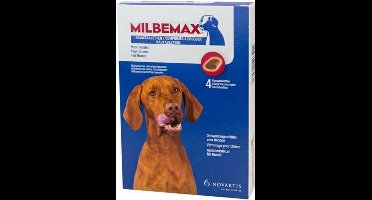 Milbemax Kauwtabletten Voor Honden Groot Chewy 4 tabl.