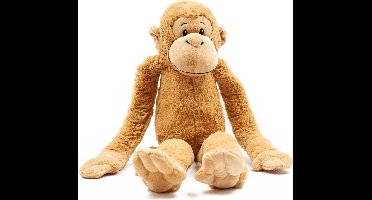 PIA Soft Toys - Pluche knuffeldier - Aap bruin 69 cm