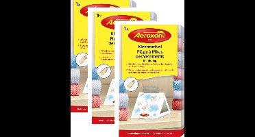 AEROXON Kleermotval - Gifvrije & Reukloze Lokstofval Voor Het Opsporen Van Kleermotten - 3 Stuks