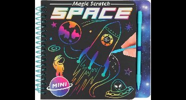 Depesche - SPACE mini Magic Scratch boek - krasboek