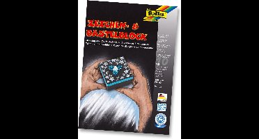 Tekenblok Folia A3 zwart 130 gram 10 vel FO-198