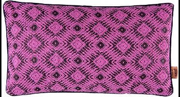 POM Amsterdam Woven Dot Kussens Roze 30 x 50 cm