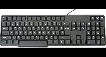 Platinet Omega OK05T USB Toetsenbord QWERTY US-Layout voor PC, laptop, tablet zwart