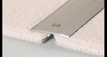 Aluminium dorpelprofiel geboord - overgangsprofiel - plat - 38mm x 2,70mtr