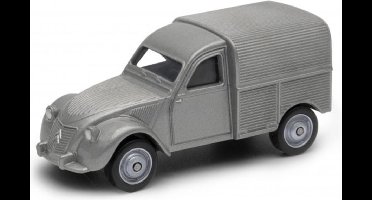 Citroën 2CV Fourgonnette grijs 1/34 Welly - Modelauto - Schaalmodel - Miniatuurauto - Model auto -  - Miniatuurauto - Miniatuur autos