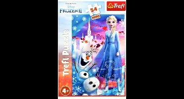 Disney Frozen mini puzzel Elsa en Anna 2x 54 stukjes vanaf 4 jaar