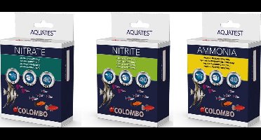 Colombo Aqua Nitriet, Nitraat en Ammonia Test (aquarium watertesten)