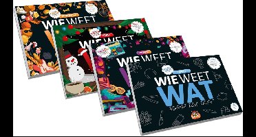 White Goblin Games - Wie Weet Wat - Pakket 4 - Standaard + Kerst + 70/80/90 + Expert