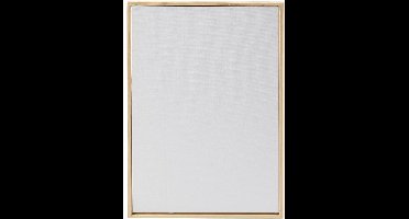 Creativ Company Canvas Paneel met lijst A4 280 gr Wit 10 Stuks
