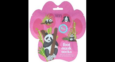 Sence foot mask socks panda bear - voeten masker sokken - vegan voetenmasker - 2x sok - hydraterend met shea butter
