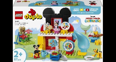 LEGO DUPLO - Disney Mickey Mouse Clubhuis met Minnie en Pluto Bouwpakket voor Kinderen - 10465