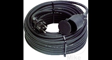 AS Schwabe 60371 Stroom Verlengkabel Zwart 10.00 m H07RN-F 3G 1,5 mm²