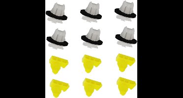 40pcs Auto Wielboog Omranding Trim Moulding Clips Kit - Plastic Retainer Fasteners - Compatibel met Juke 76847JG00A/76882JG10A