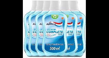 Aquafresh Complete Care Fresh Mint – 6 × 500 ml – Daily Mondspoeling