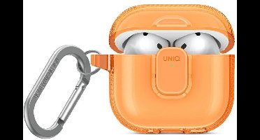Uniq Glase Pro Hoesje Voor Airpods 4 Polycarbonaat Beschermingssluiting