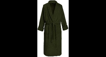 De Witte Lietaer Badjas Etrusk Khaki - XXL - Unisex - Katoen