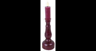 Kandelaar en kaars Nuala LED S paars