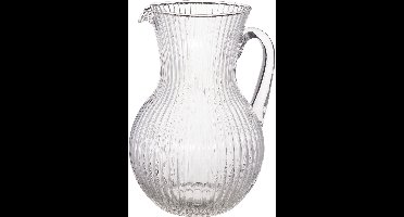 Excellent Houseware waterkan Aqua - transparant - glas - 1,5L - limonadekan - schenkkan - karaf