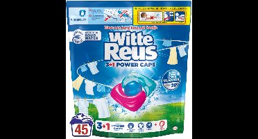 Witte Reus 3+1 Power Caps - Wascapsules - 45 Wasbeurten