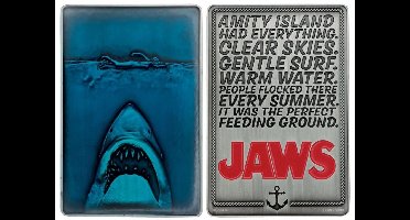 FaNaTtik Jaws Ingot 50th Anniversary Poster Limited Edition Coins
