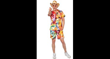 Festival Outfit Summer Multi Flower Heren - Maat M