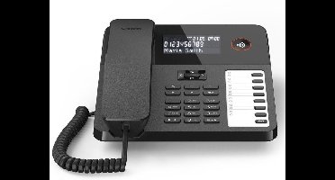 Vaste telefoon - nummerweergave - inbelblokkade - zwart - 600