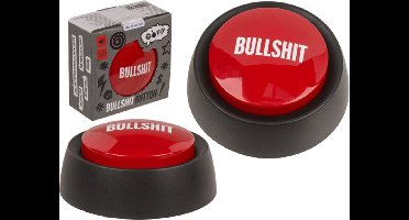 Bullshit Button 9 cm in Giftbox – Geluidsknop met Humor – Origineel Cadeau