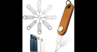 20 stuks SIM-kaart verwijdergereedschap met afneembare sleutelhanger voor smartphones en tablets