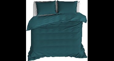 De Witte Lietaer Dekbedovertrek Katoen Satijn Olivia - Hotelmaat - 260 x 240 cm - Groen