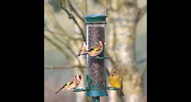 CJ Wildlife - Nyjersilo Kunststof 28 cm - Groen - Plastic - Vogelvoederplek