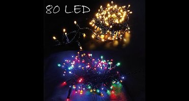 LED Kerstverlichting WW+RGB - 12,9m - 80 LEDs - App - IP44