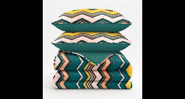 Sleeptime 2 in 1 Dekbed zonder Overtrek Scala - Dekbed - 240 x 200 cm + 2 x kussenslopen 60x70 - Blauw