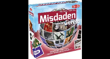 Tactic Misdaden van de Wereld – Kaartspel – Quizspel – Beruchte Misdaden en Historische Zaken – Kennis en Inzicht – Van de Wereld Serie – 2 of Meer Spelers – Vanaf 18 Jaar