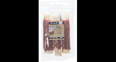 Beeztees Kauwribs Hondensnack - Eend en Kabeljauw