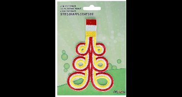 2 st. Applicaties brandenburgers oeteldonk rd/wt/gl 13 x 9 cm