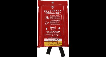 Blusdeken 120 x 180 cm – Softbag – Softcover hoes – Branddeken met ophangoog – EU-normering 1869:2019