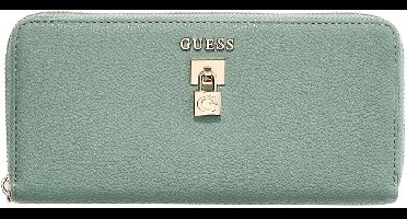 Guess Yesba Slg Large Zip Around light sage