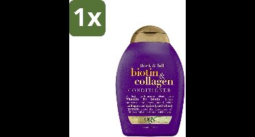1 x OGX - Biotin + Collagen - Conditioner - Volumegevend - Voor Fijn Haar - 385 ml - Volumegevend Haar - Biotine - Collageen - Fijn Haar - Steviger Haar