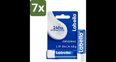 Labello - Original - Lippenbalsem - Hydraterend - Stick - 4.8 g - Bulkverpakking - 7 stuks