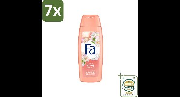 7 x Fa - Douchecrème - Divine Moments - Verzorgen & Voeden - Verfrissend - 250 ml - Grootverpakking - Douchecrème - Crème Douche - Wilde Camelia's - Verzorgende Geur - Natuurlijke Ingrediënten