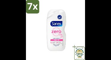 7 x Sanex Zero% - Douchegel - Gevoelige Huid - 0% Parfumsulfaten - Hypoallergeen - 400 ml - Grootverpakking - Gevoelige Huid - Hypoallergen - 0% Parfum - 0% Sulfaten - Douchegel