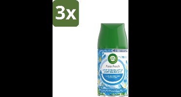 Air Wick – Navulling – Freshmatic Pure Lentedauw – 250 ml - Bulkverpakking - 3 stuks