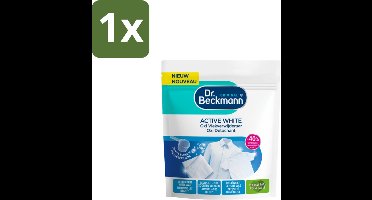 1 x Dr. Beckmann – Active White Oxi – Witte Was Poeder – 400 g - Wasmiddel - Vlekverwijderaar - Witte Was - Vlekken Verwijderen - Wasmachine