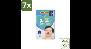 7 x Pampers – Luiers – Active Baby Maat 3 – 70 Luiers - Grootverpakking - Koffiezetapparaat - Koffiezetapparaat - Koffiezetapparaat