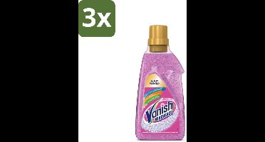 Vanish Oxi Advance - Vlekkenverwijderaar Gel - Zonder Bleek - Gekleurde Was - 750 ml - Bulkverpakking - 3 stuks