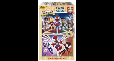 Set van 2 Puzzels Educa 16 Onderdelen Duo