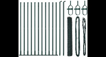 vidaXL - Hekpaal. - Groen