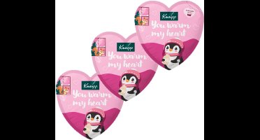 Wintergeur Badschuim - You Warm my Heart - Voordeelverpakking | 3x 40g - Boodschap vanuit het Hart | Badzout Kneipp - Speciaal voor de wintermaanden