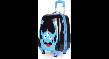 Hauptstadtkoffer - for Kids - Kindergepäck, Kinderkoffer, Hartschalenkoffer, Reise Trolley für Kinder, Handgepäck, 24 Liter, Cyanblau, Kindertrolley