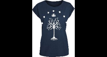 The Lord Of The Rings Tree Of Gondor Dames T-shirt - donkerblauw - M